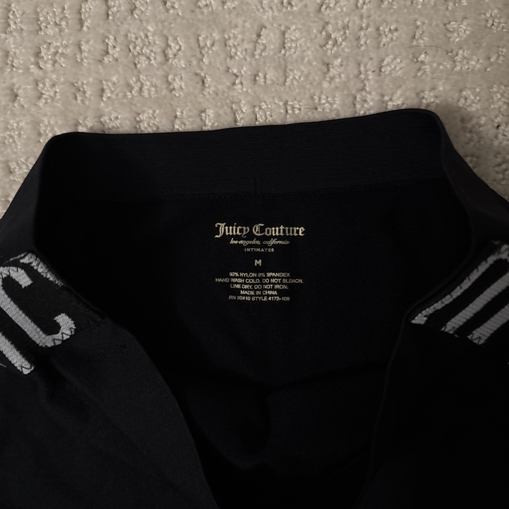 Juicy Couture Black Biker Shorts - Picture 2 of 2